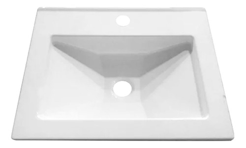 Bacha Baño Maral Acrilico 42x31x9 Mono Blanco 40c, Vanitory