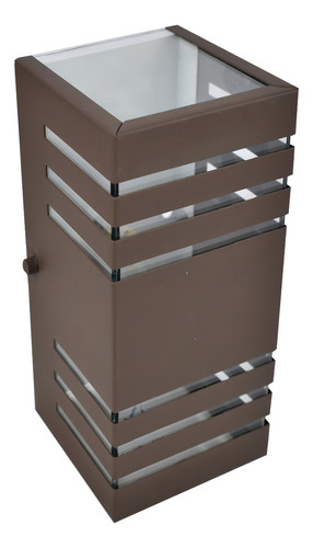 9x Arandela 2 Focos 6 Frisos Efeito Ext 20cm + Led Incluso Estrutura Branco Quente