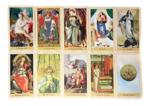 Imagem 3 de 7 de Tarô Dos Anjos + Livro + Guarda-cartas De Brine