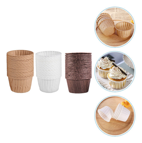 Vasos Para Tartas, Magdalenas Y Postres, 150 Unidades