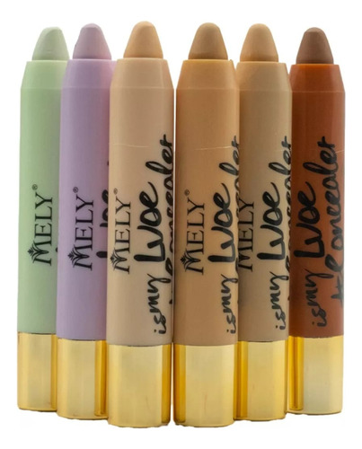 Corrector Colores En Barra Concealer Mely - Glowee