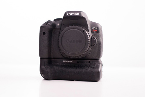 Canon Eos Rebel T6i + Grip+objetivo 18-55 Is Stm Como Nuevo