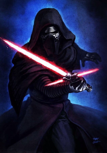 Imagen 3 de 4 de Cartuchera Rectangular 3d Star Wars Kylo Ren