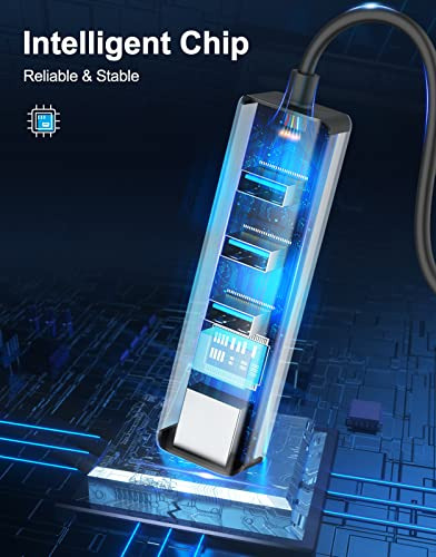 Adaptador Usb C A Ethernet, Ablewe 4 En 1 Rj45 A Usb-c/thund