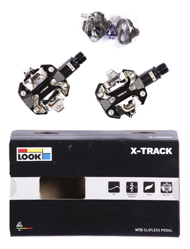 Pedales Bicicleta Con Trabas Compatible Shimano Look X-track