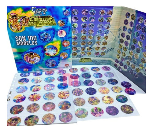 Taps Caballeros Del Zodiaco Coleccion  Vol 4 + Coleccionador