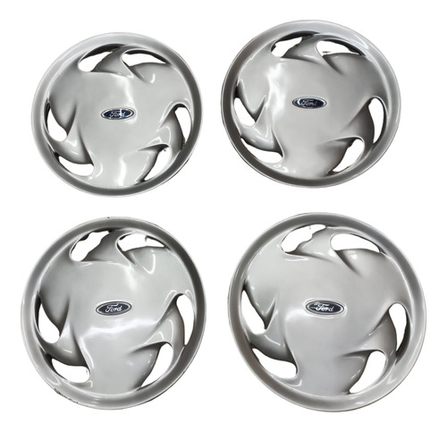 Juego X 4 Taza De Rueda Con Logo Ford Fiesta - Orion 13