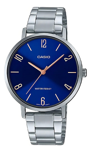 Reloj Mujer Casio Ltp-vt01d-2b2 Análogo