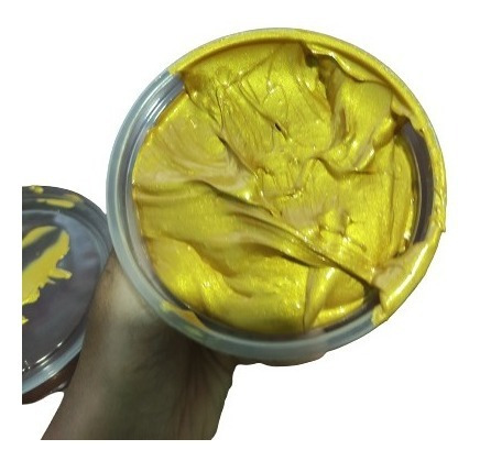 Imagen 3 de 9 de Pintura Plastisol Dorado Oro 18k Serigrafia Estampados