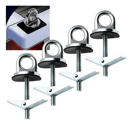 comprar Gancho De Amarre Pick Up Camioneta Sin Perforacion Set De 4