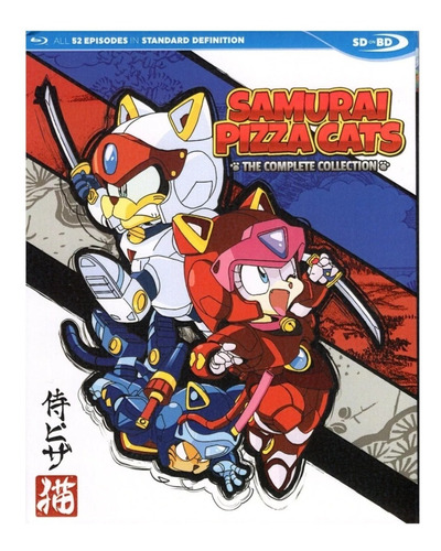 Samurai Pizza Cats Serie Completa Importada Blu-ray