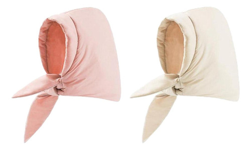 2 Colores De Moda Pañuelo A Prueba De Viento Con Capucha