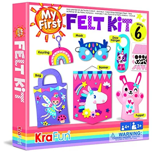 Mi Primer Kit De Fieltro Principiantes Unicornio Niña,...