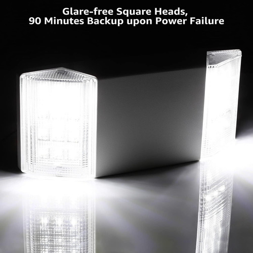 Luces of Emergence Led of 4 Units, Commercial Output Letters With Respaldo Battery