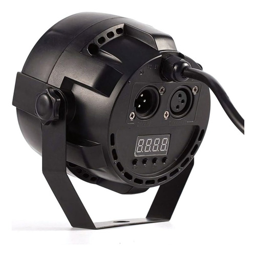 10 Mini Refletor Par Digital Strobo Dmx 12 Led Rgbw 110/220v