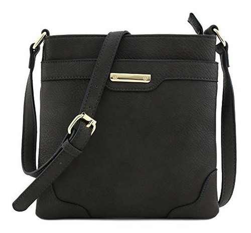 Bolso De Dama Negro Carbon Tipo Bandolera Isabelle Store