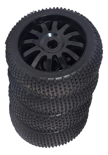 4pcs Racing Rc 1/8 Hub Ruedas Y Neumáticos Para Hsp Hpi