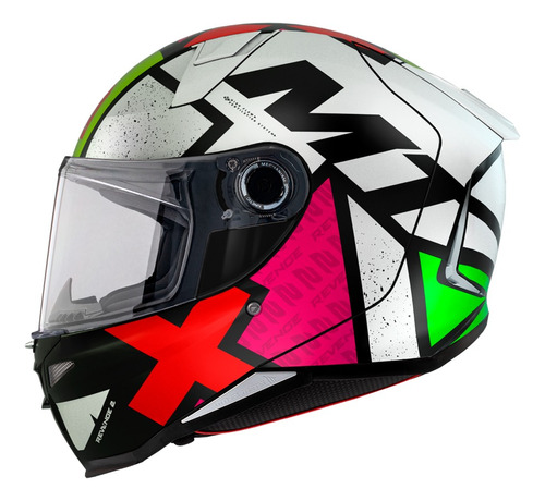 Casco Moto Mt Revenge 2 Certificado Ece Brilló Mujer Rosa