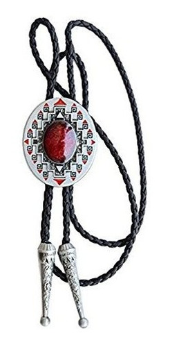 Native American Indian Art Bolo Tie - 001.