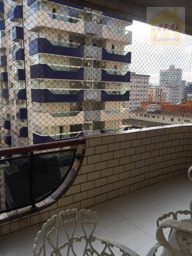 Apartamento À Venda, 160 M² Por R$ 630.000,00 - Canto Do Forte - Praia Grande/sp - Ap3798