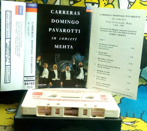 Carreras Domingo Pavarotti-in Concert Mehta