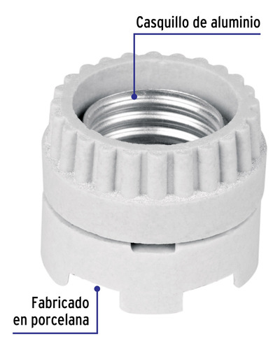 Socket Para Foco E26 Tipo Anuncio Lampara Sobreponer 46521