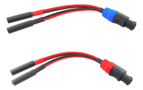 Wjstn-051 Speak-on 4-pole To Dual Rca Break Out Splitter ...