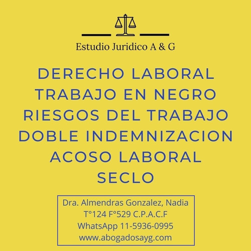 Imagen 3 de 6 de Abogado Divorcios Civil Sucesion Laboral Jubilaciones Coprec