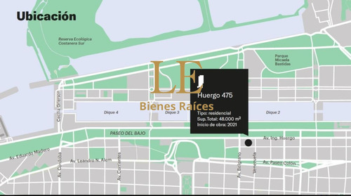 Venta Monoambiente En Puerto Madero Piso 19