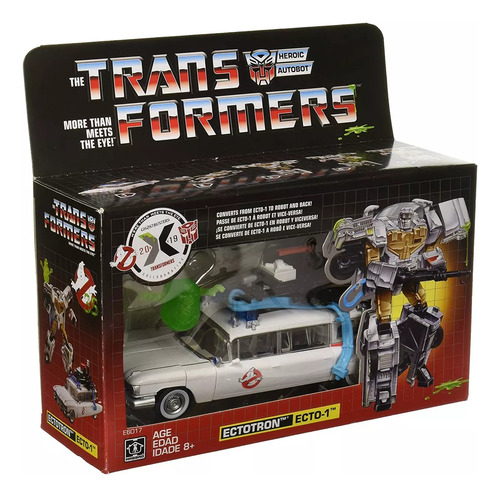 Ectotron Ecto-1 Transformers Ghostbusters 2019 Caza Fantasma