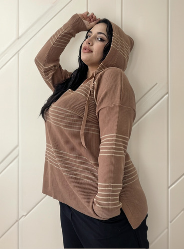 Sweater Rayado Para Mujer Gran Divina - Estilo Único