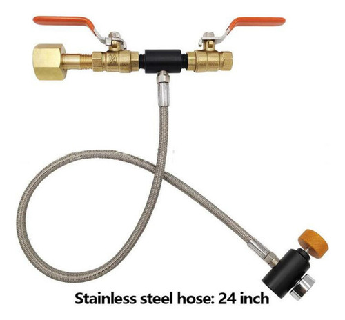 Adaptador De Recarga De Cilindro De Co2, Kit De 24 Pulgadas