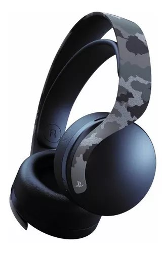 Headset Sem Fio Pulse 3d Gray Camouflage Sony Cor Cinza