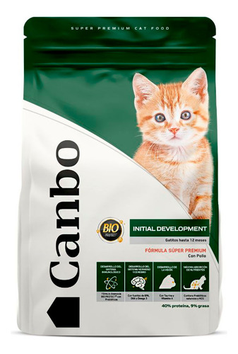 Comida Para Gatitos Canbo Desarrollo Inicial Pollo 3 Kg