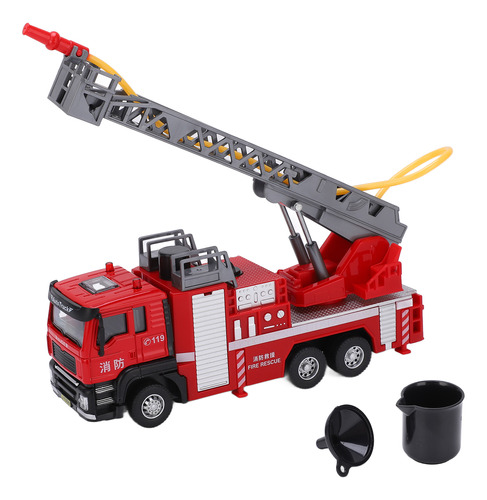 Mesa Giratoria Ladder Fire Truck Modelo 1:50 De Aleación 180