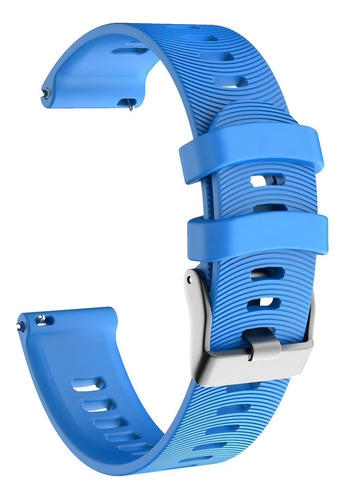 Pulsera compatible con Garmin 645 Music + película de cristal azul claro de 20 mm de ancho