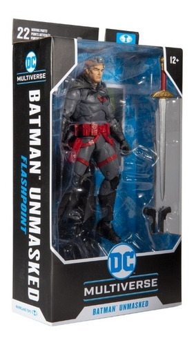 Imagen 6 de 6 de Batman Sin Capucha | Thomas Wayne | Dc Multiverse Flashpoint