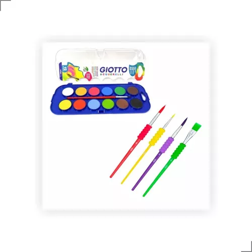 Acuarelas para niños 12 colores