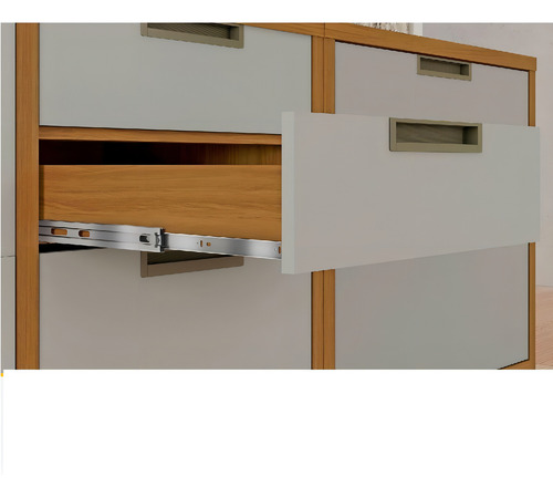 Cozinha Modulada 5 Peças Freijó Off White