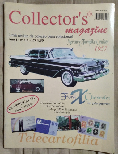 Collector's Magazine 1997 Brasil Coleccionables Autos 54p