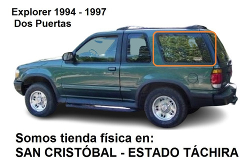 Vidrio Quarter Izquierdo Explorer 2 Puertas 1994-1997 Nuevo