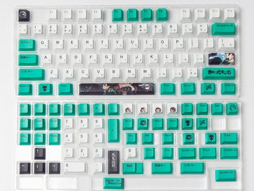 Keycaps Set Completo Tanjiro  Pbt 