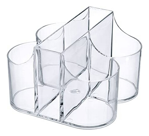 Organizador Cubiertos 5 Compartimentos - Transparente