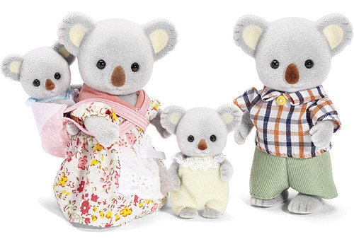 Calico Critters Koala Family Familia Sylvanian Ternurines