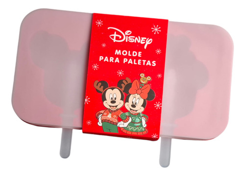 * Molde Silicon Paletas Mickey Minnie Mouse Navidad Chocolat