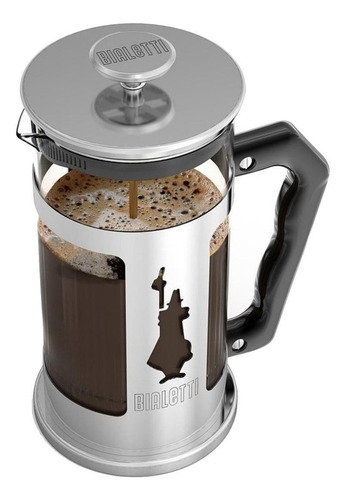 Imagen 2 de 2 de Cafetera Bialetti Preziosa 3 Cups manual acero inoxidable prensa francesa