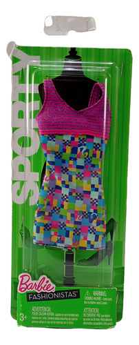 Vestido Barbie Fashionistas Sporty Original Mattel Nuevo