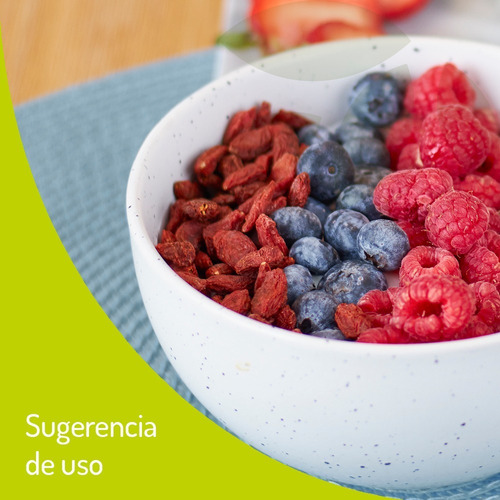 Imagen 5 de 7 de Goji Berries Bayas De Goji Orgánicas Leafy 250g