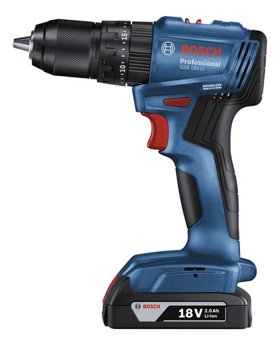 Taladro Percutor Bosch Gsb 185-li 18v Maletín 18v