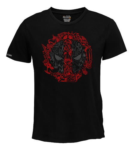 Camiseta Hombre Deadpool Superhéroe Serie Comic Bto2  